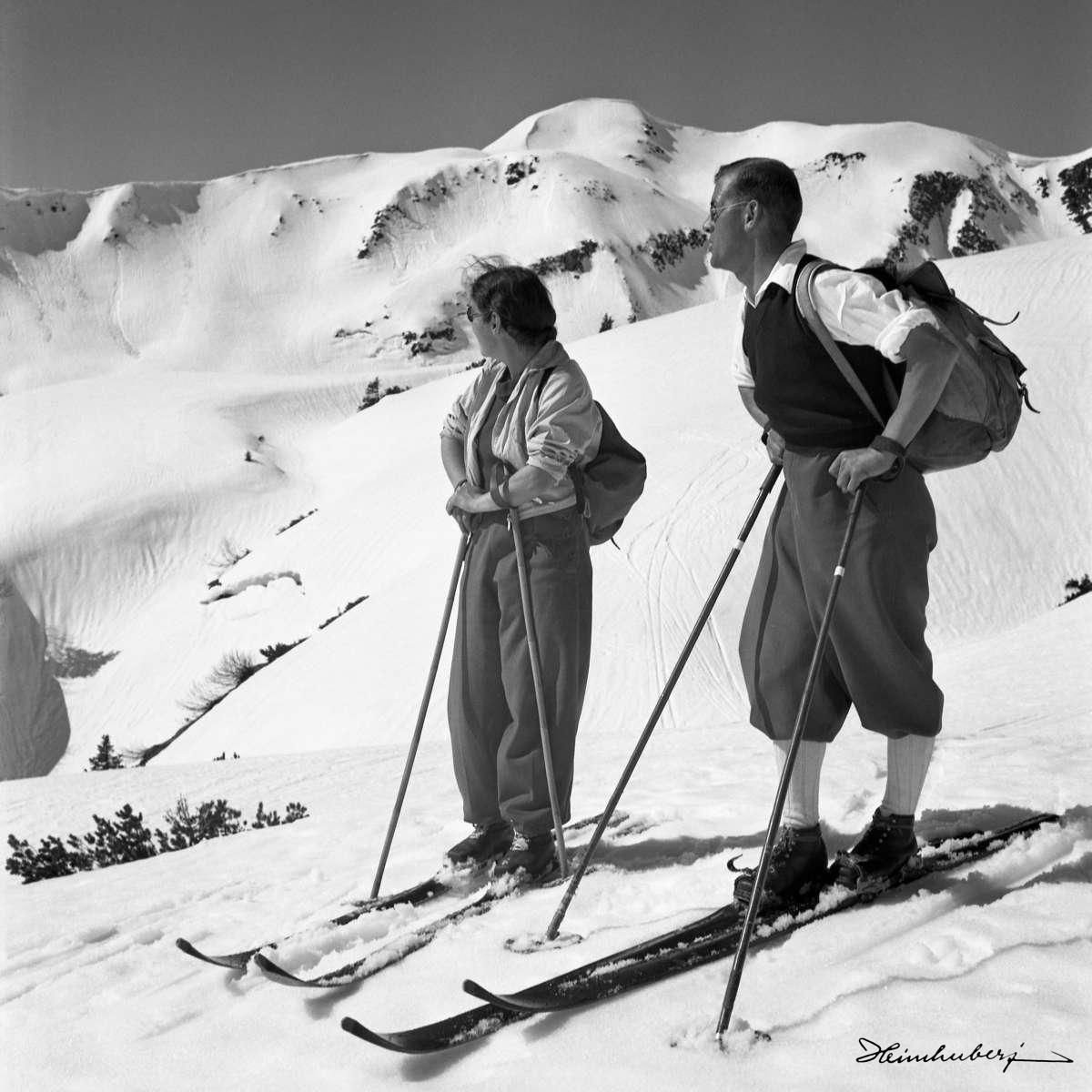 Лыжники начала 20 века
