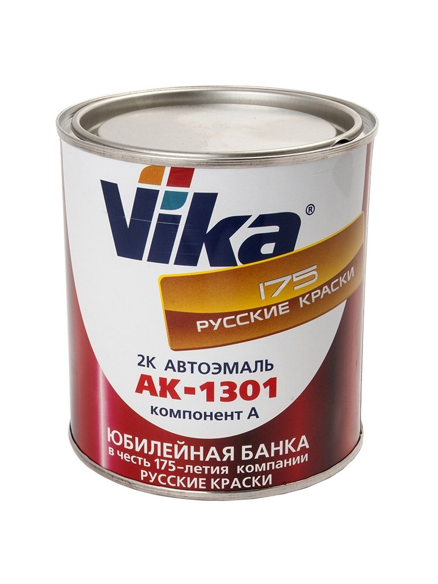 Автоэмаль акриловая Vika АК-1301, белая, 0.85кг