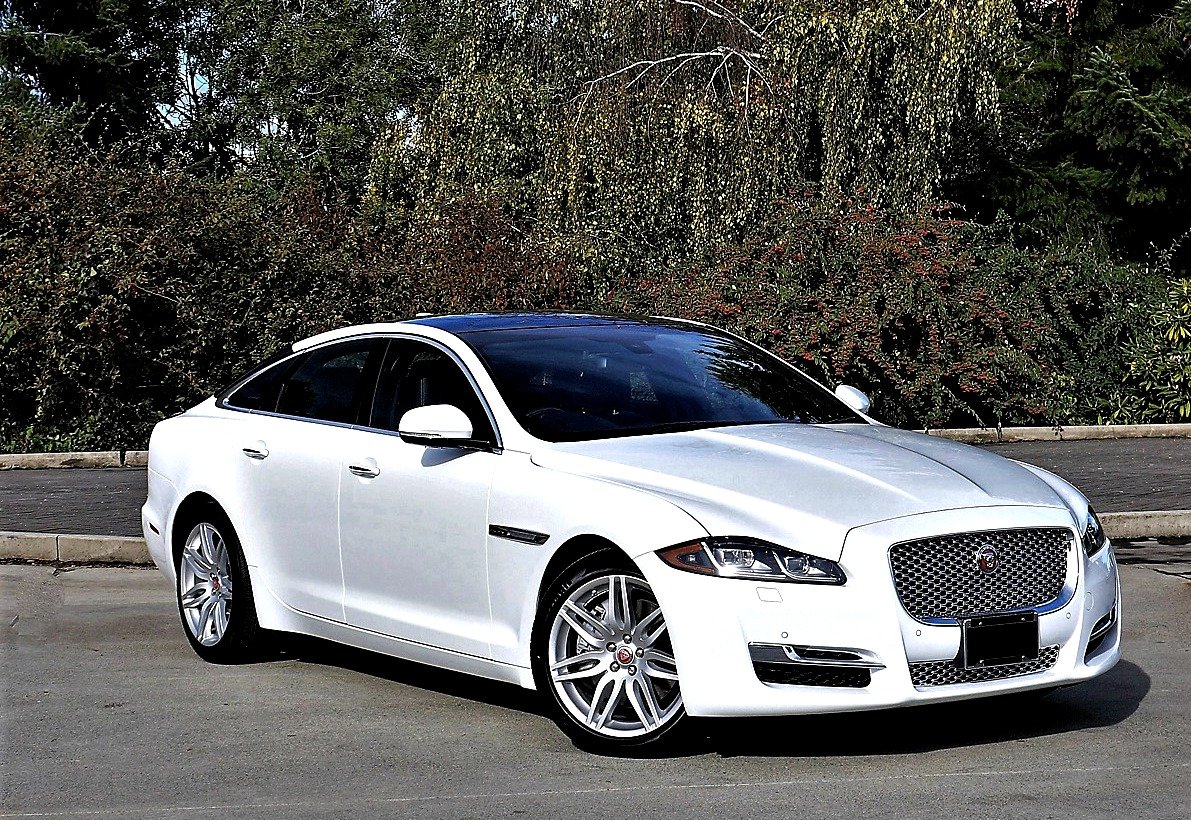 Jaguar XJ 2015 белый