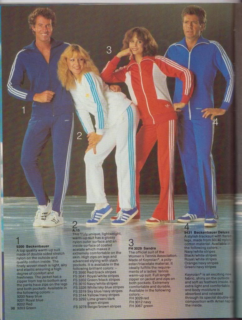 Adidas Sportswear advertisement 80s