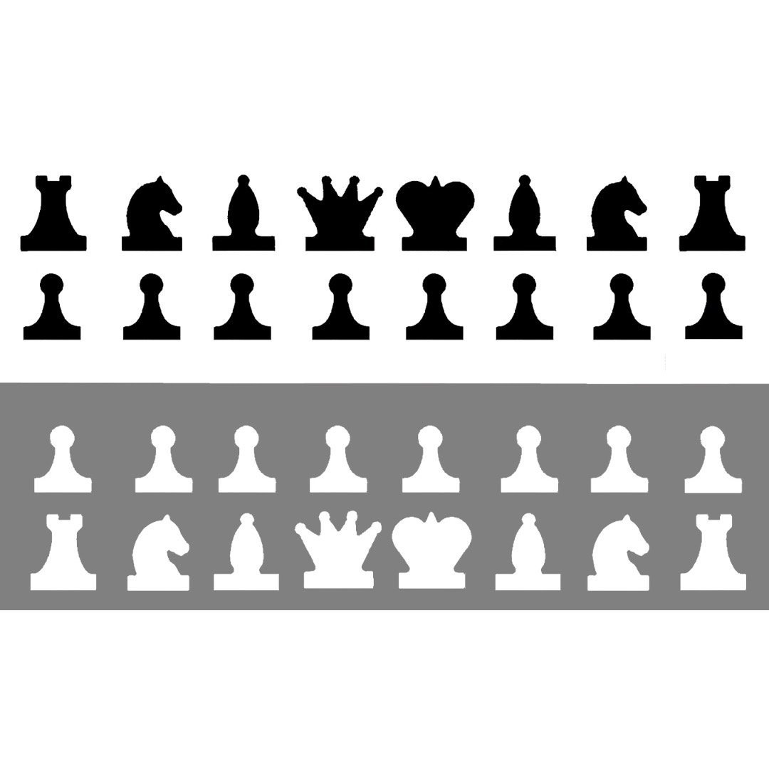 Набор магнитных фигур для демонстрационных шахмат