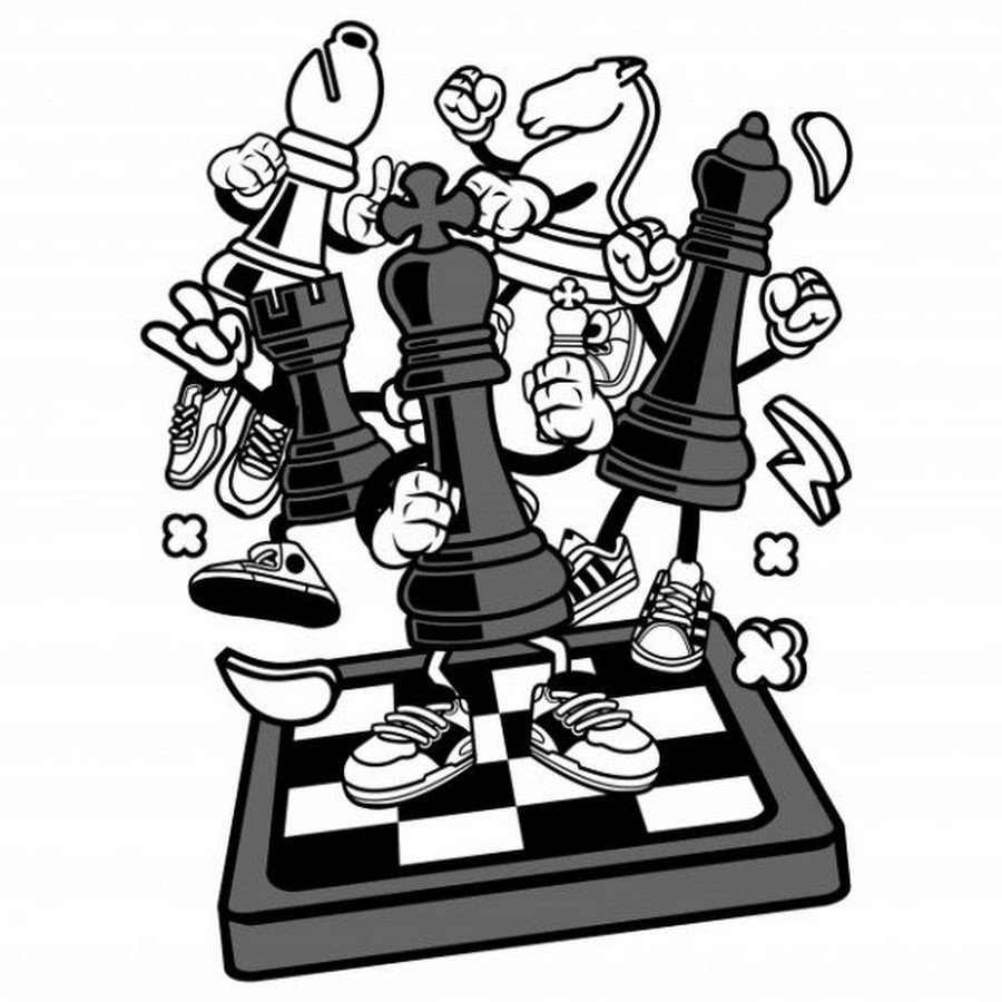 Веселые шахматные фигуры