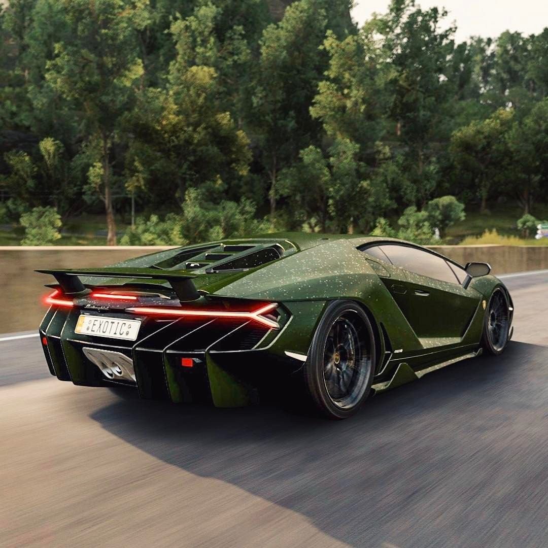 Lamborghini Centenario зеленый