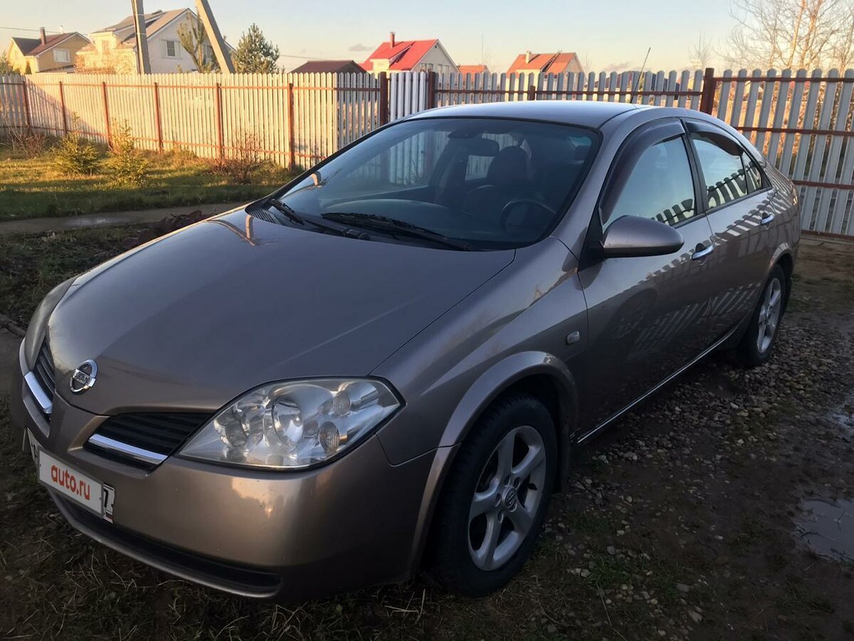 Nissan primera III (p12) серебристая