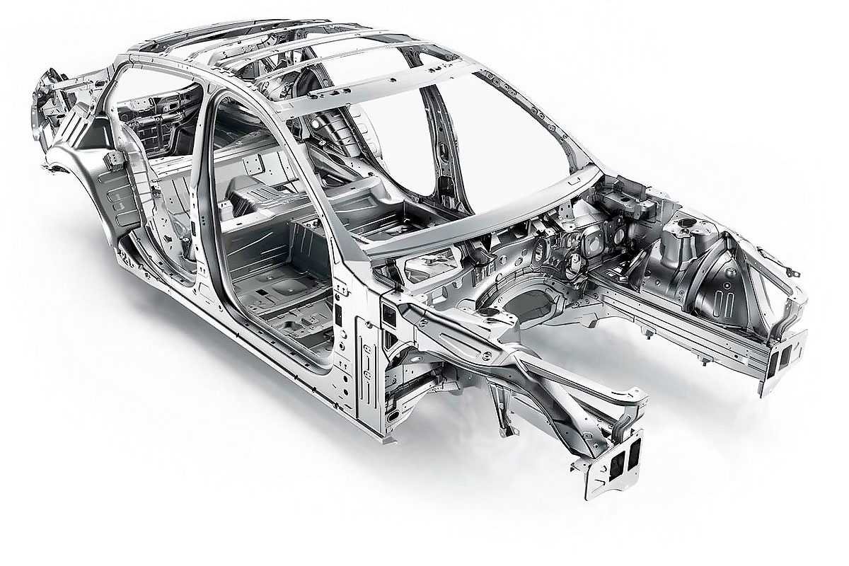 Audi a8 каркас кузова