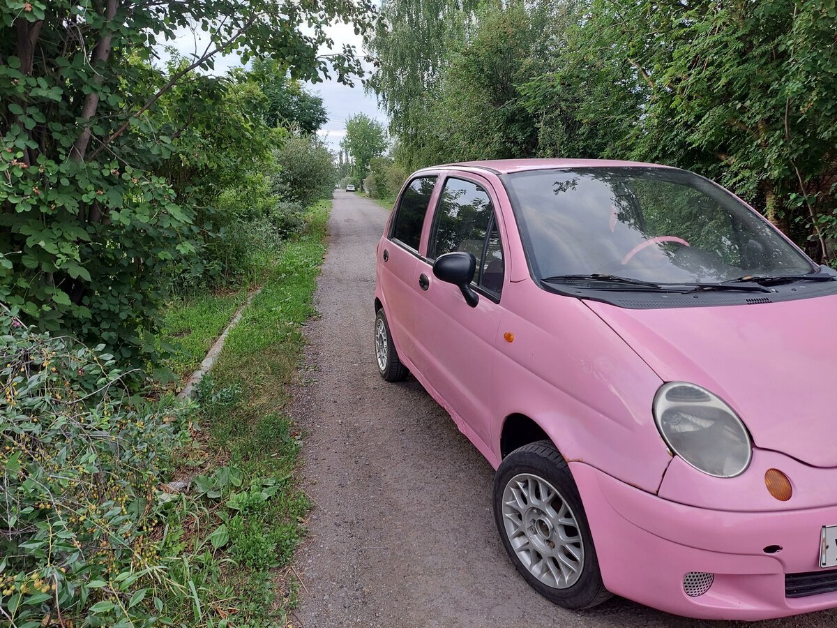 Daewoo Matiz розовый