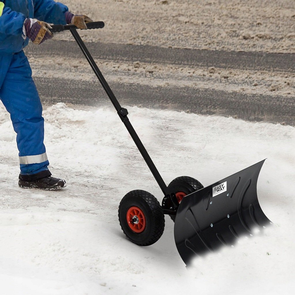 Лопата для уборки снега на колесах Электромаш