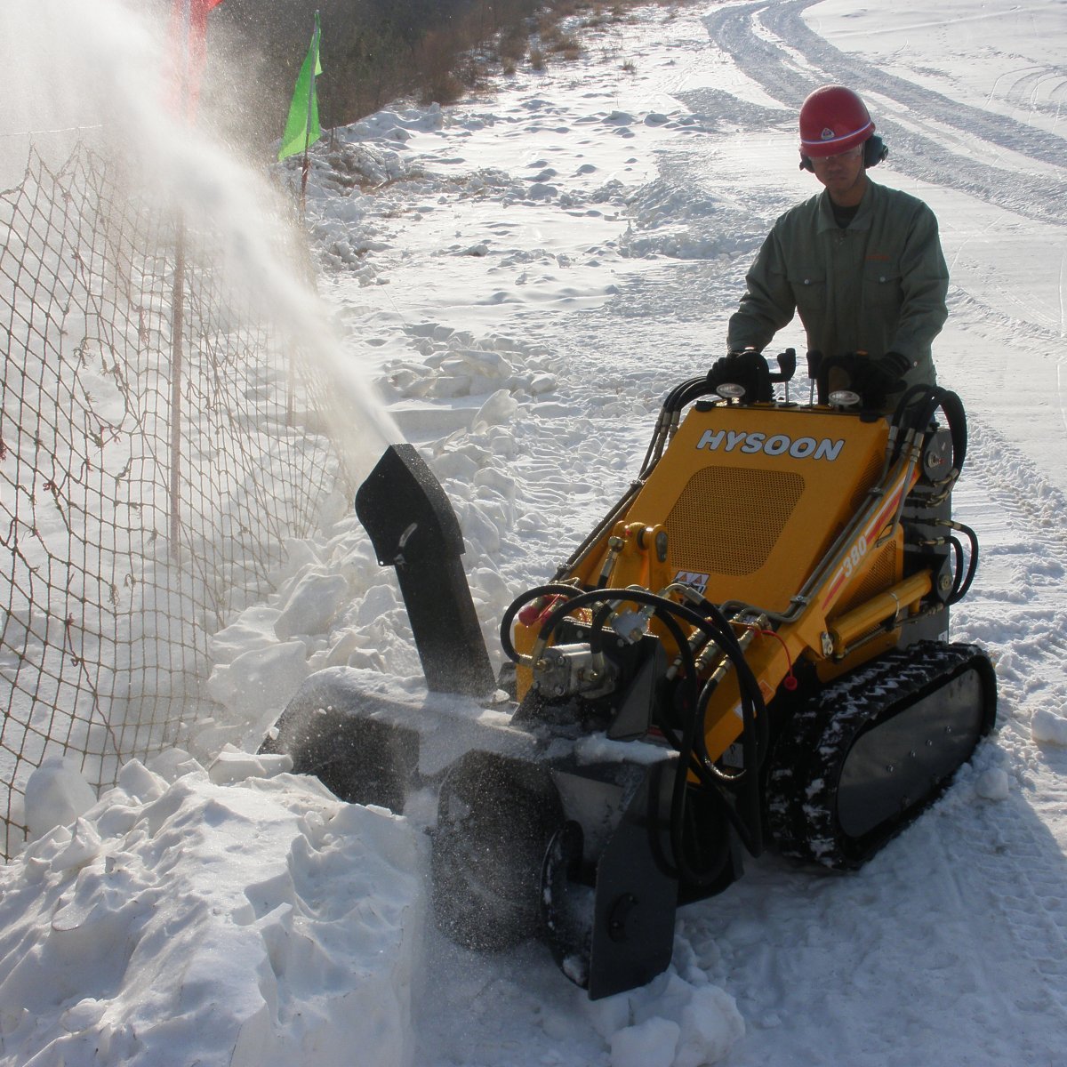 Снегоуборщик трактор мини