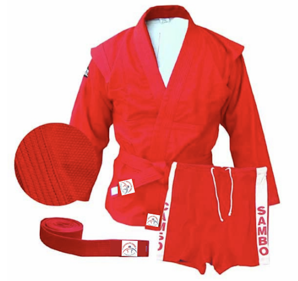 Куртка для самбо Green Hill Junior SCJ-2201 красный