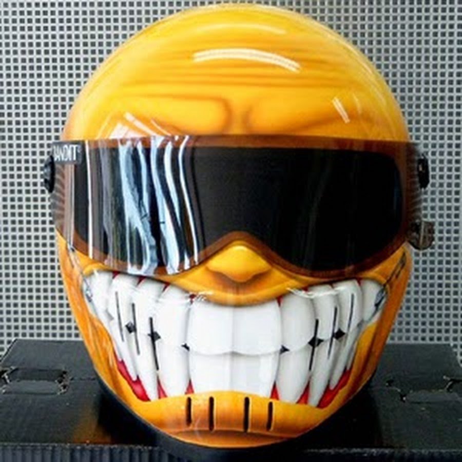 Смешные мотошлемы