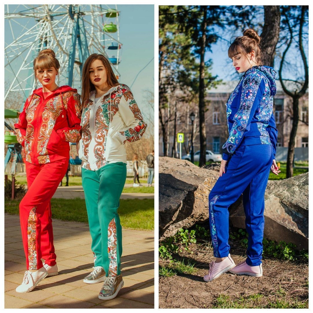 Спортивный костюм в русском стиле