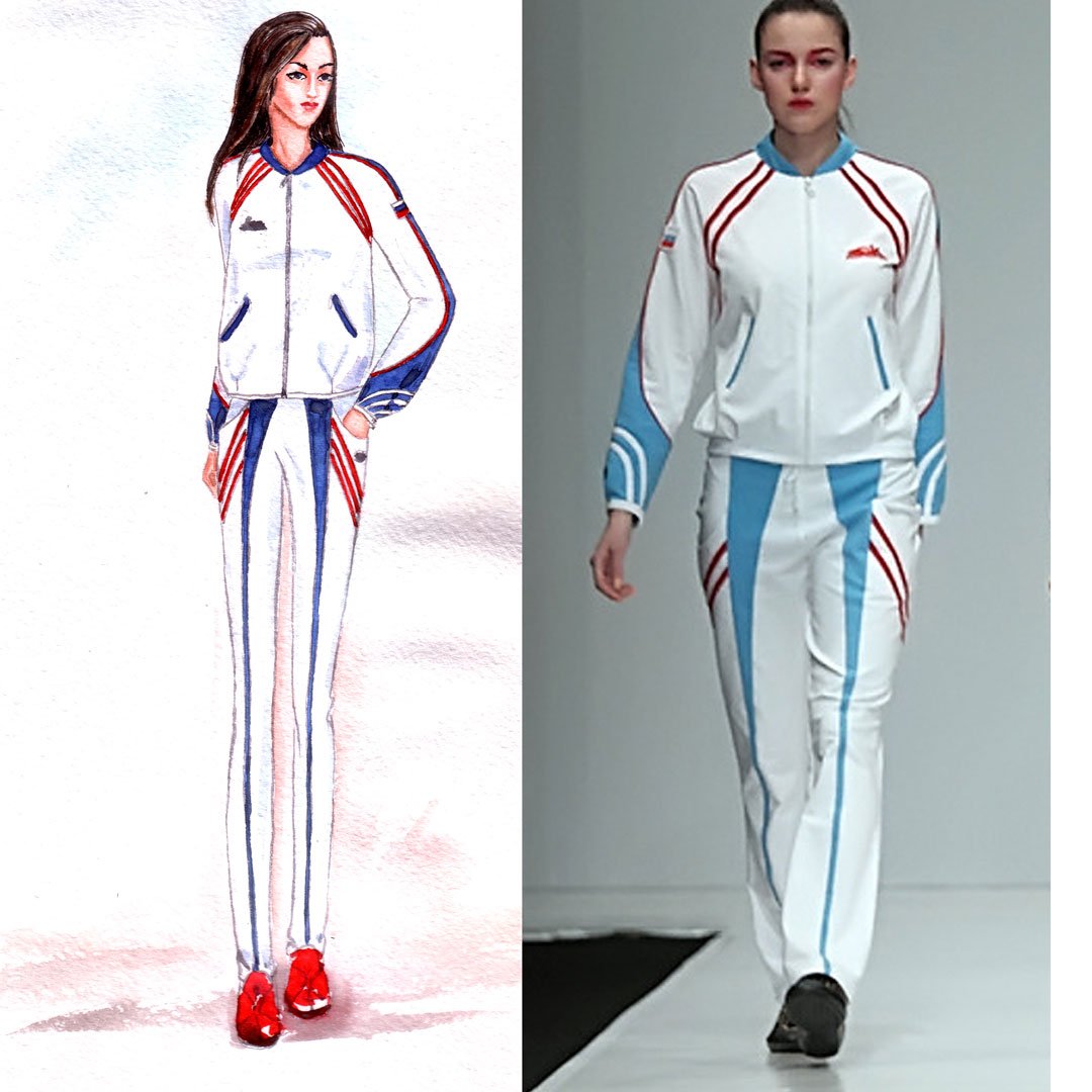 Дизайнерские спортивные костюмы
