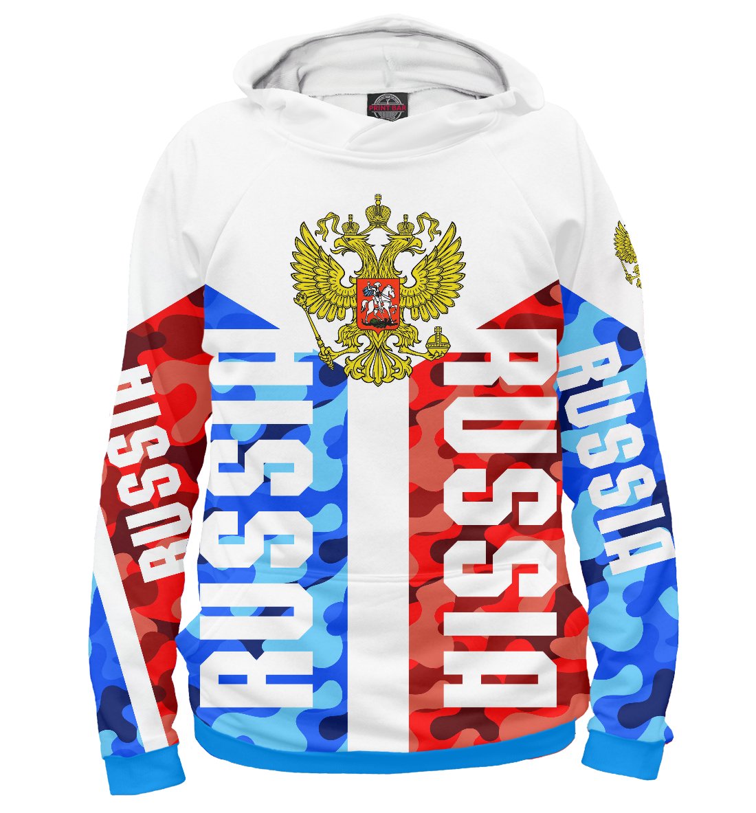 Одежда с надписью Russia