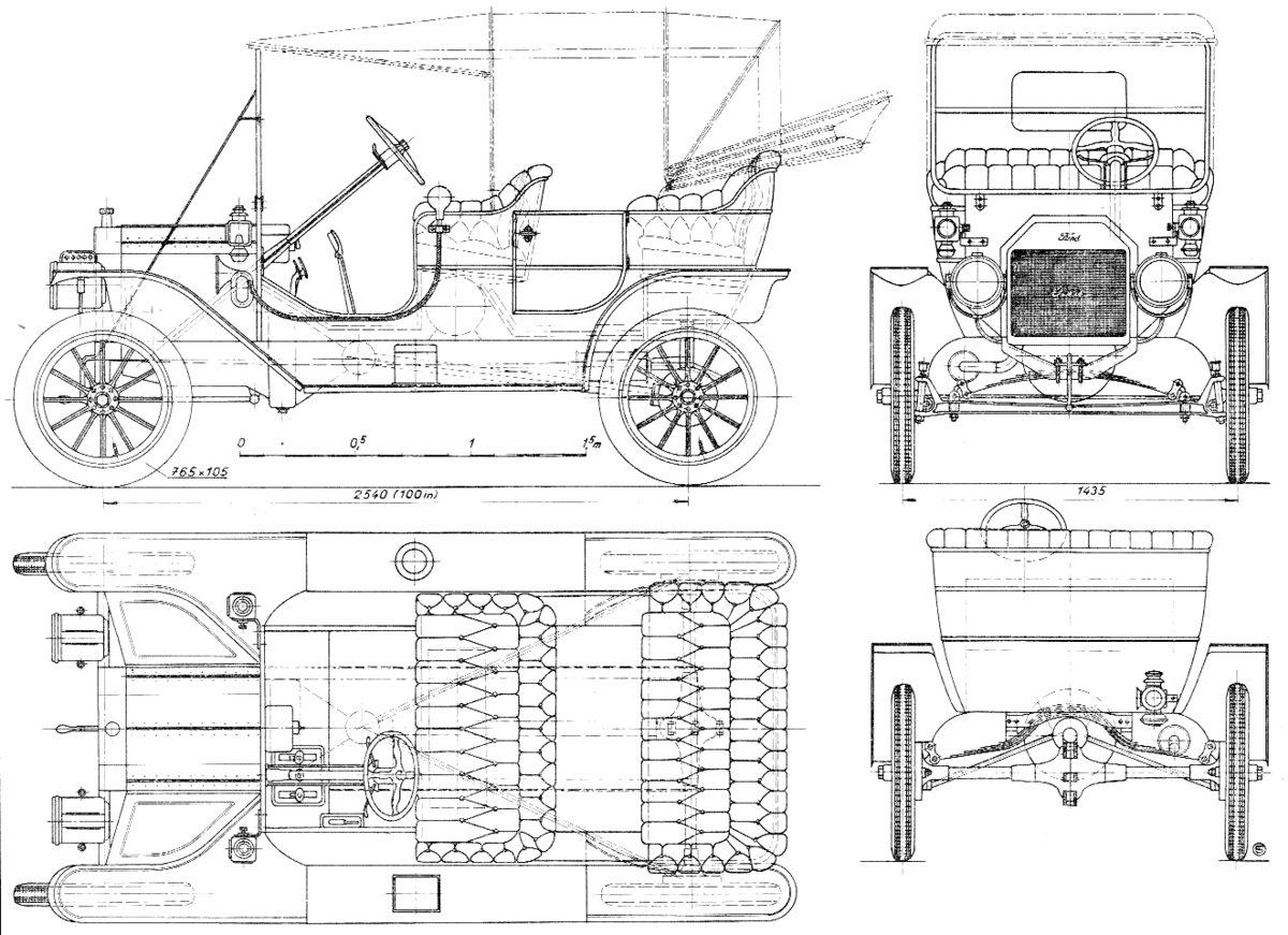 Ford t 1908 грузовик