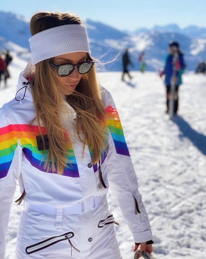 Женский лыжный комбинезон OOSC Rainbow Road