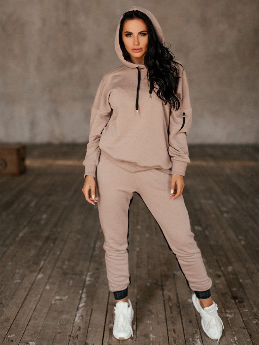 KS.021.38 спортивный костюм "Oversize" с начесом капучино