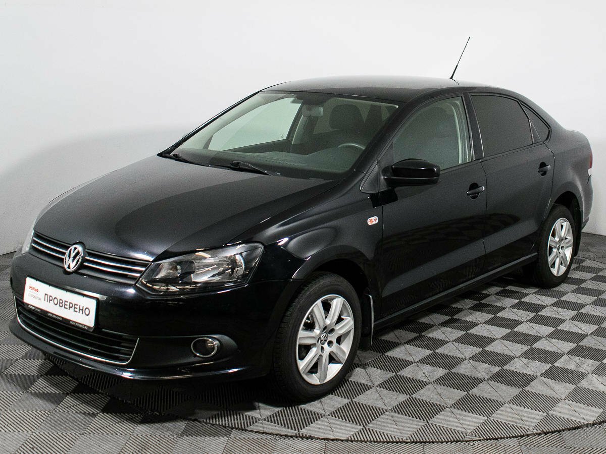 Volkswagen Polo 2013 черный