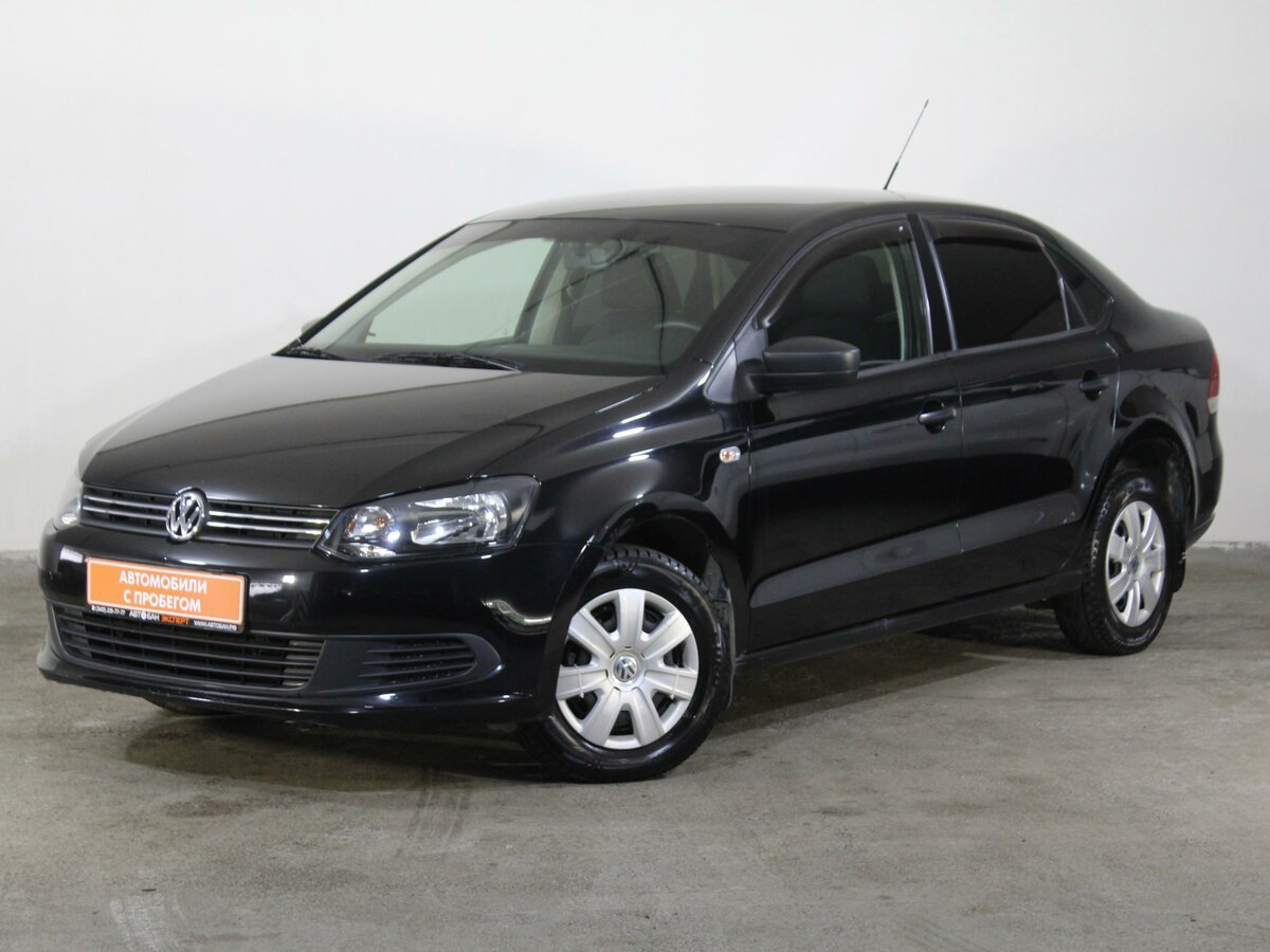 Volkswagen Polo sedan 2016 черный