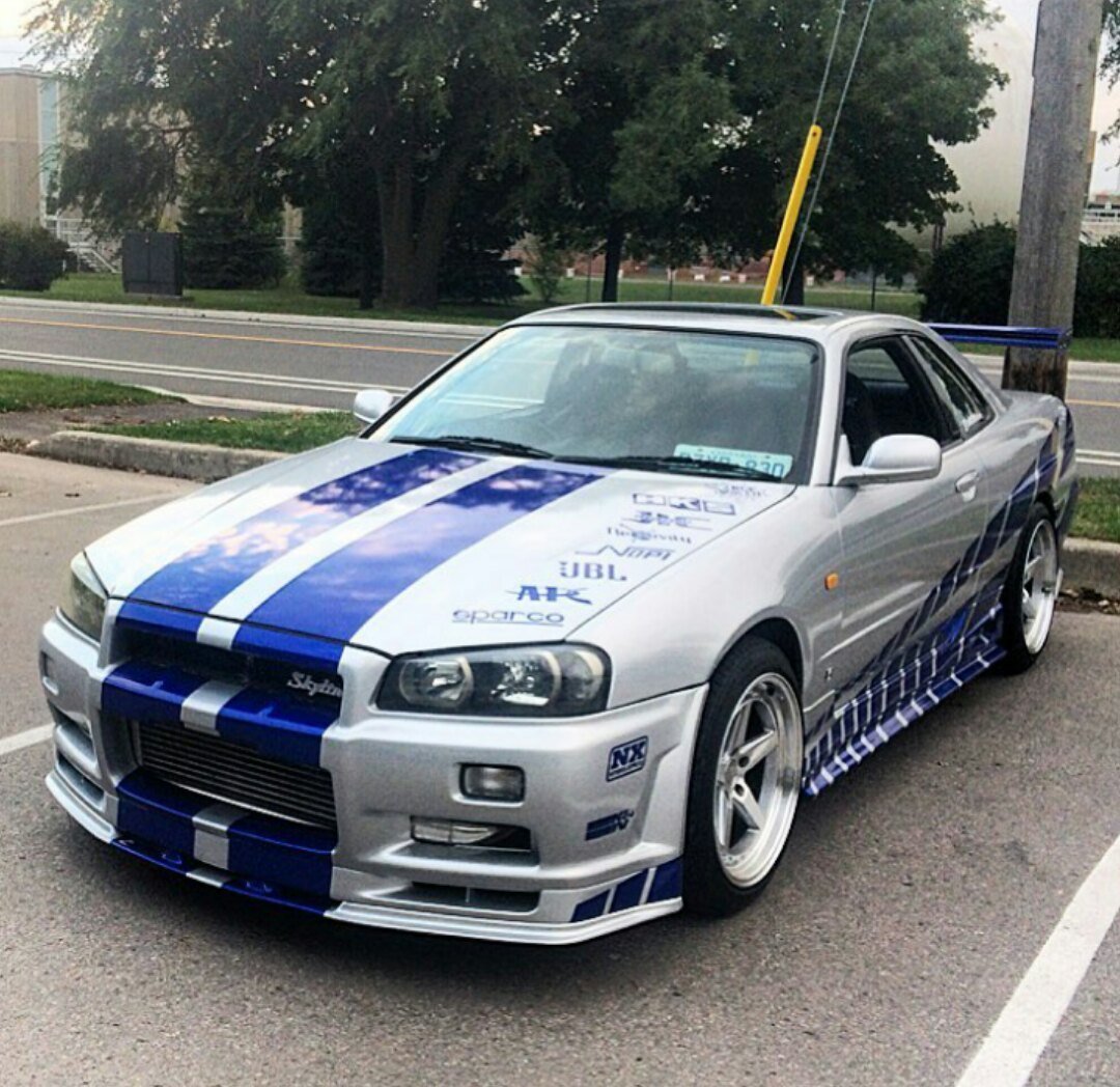 Nissan Skyline GTR r34 Форсаж