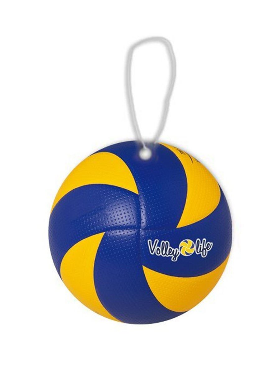 Новогодняя игрушка в виде волейбольного мяча