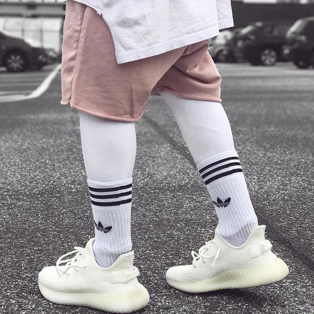 Adidas Yeezy 350 с носками