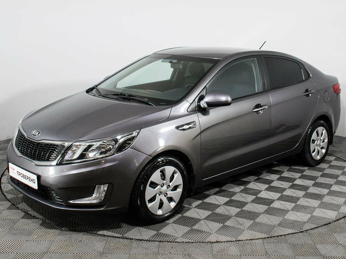 Kia Rio 2014 серая