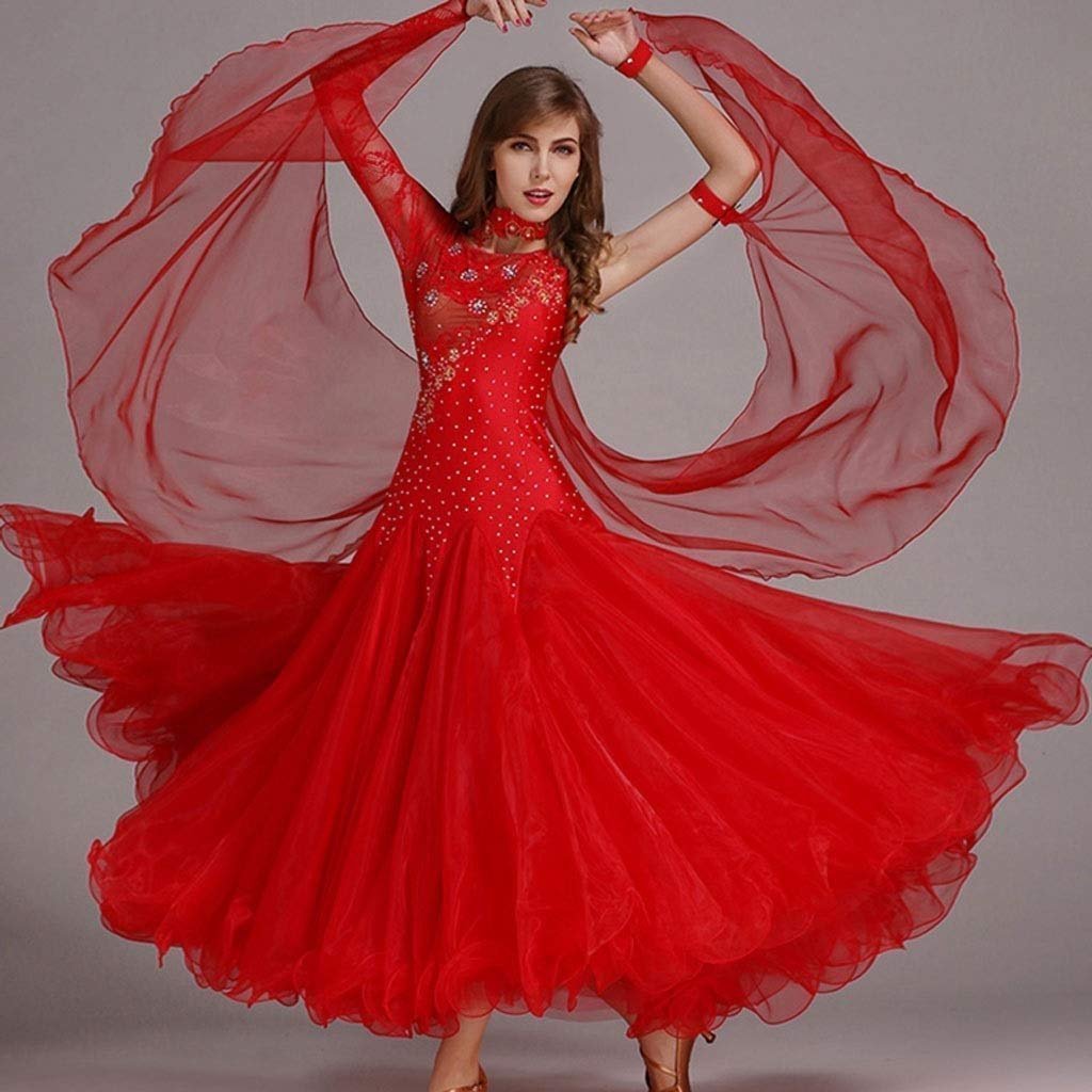 Вальсовое платье для бальных танцев