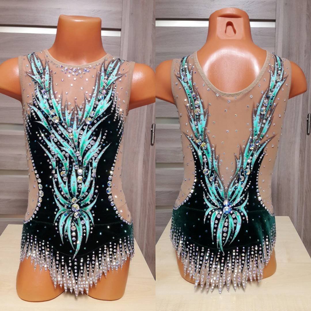 Купальники для художественной гимнастики 2022 черные