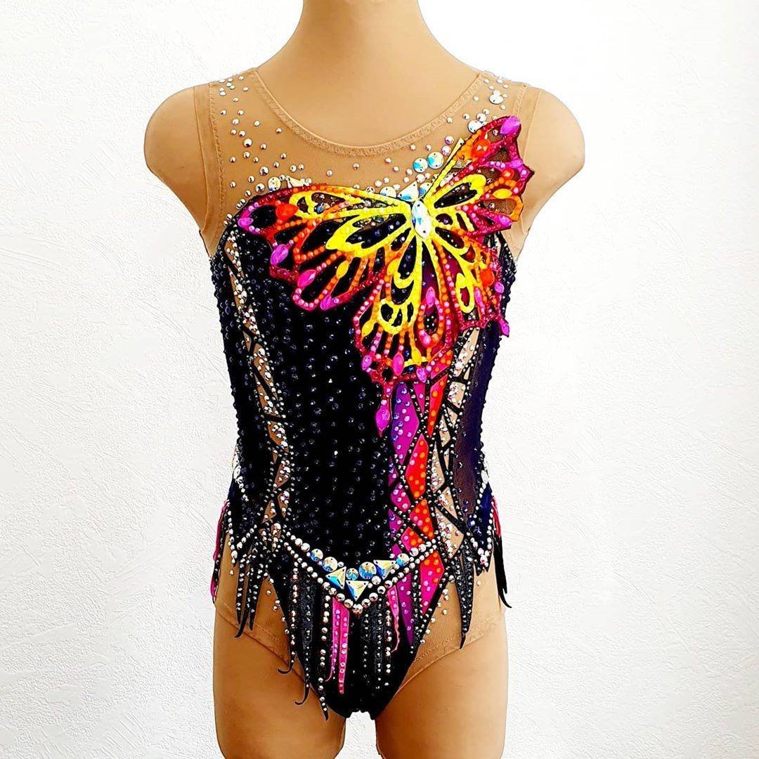 Купальники Эмеральд для художественной гимнастики