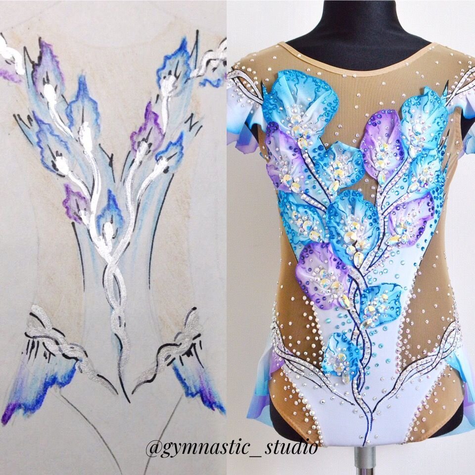 Трафарет для купальников для художественной