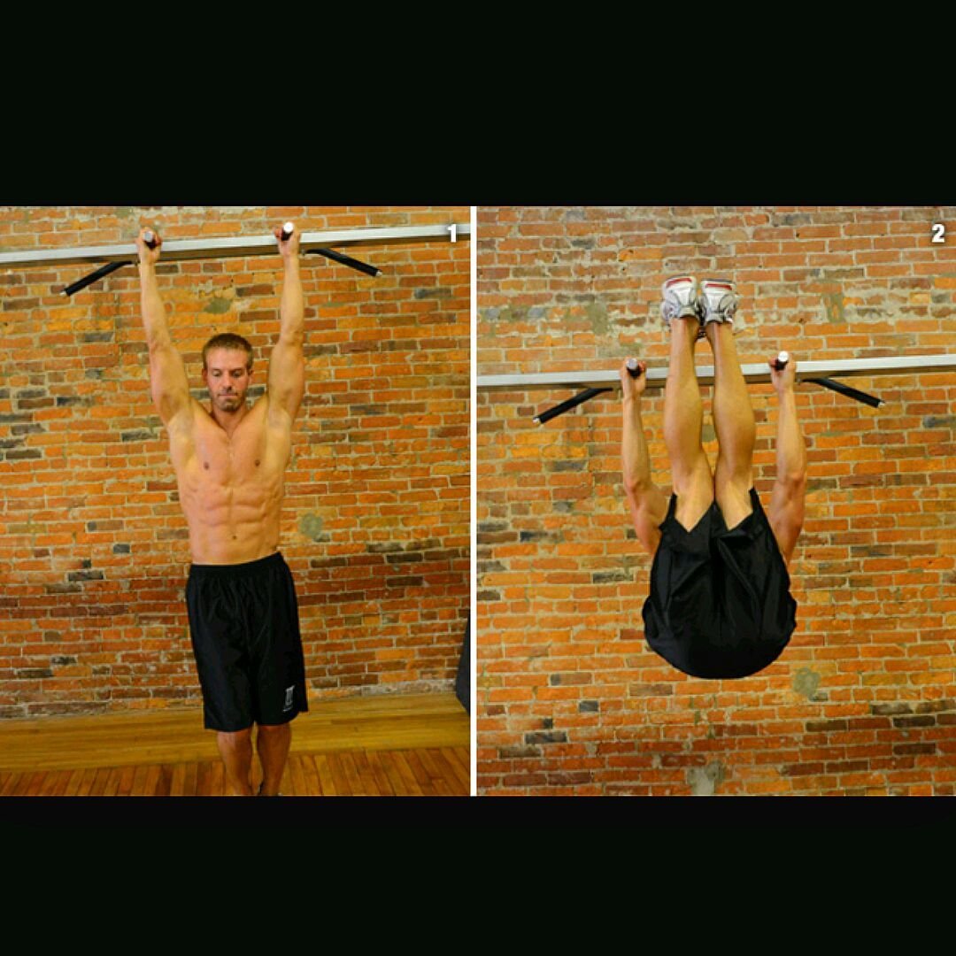 Упражнения на турнике одной рукой