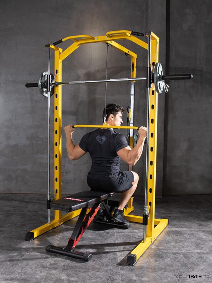 Машина Смита + стойка для приседаний