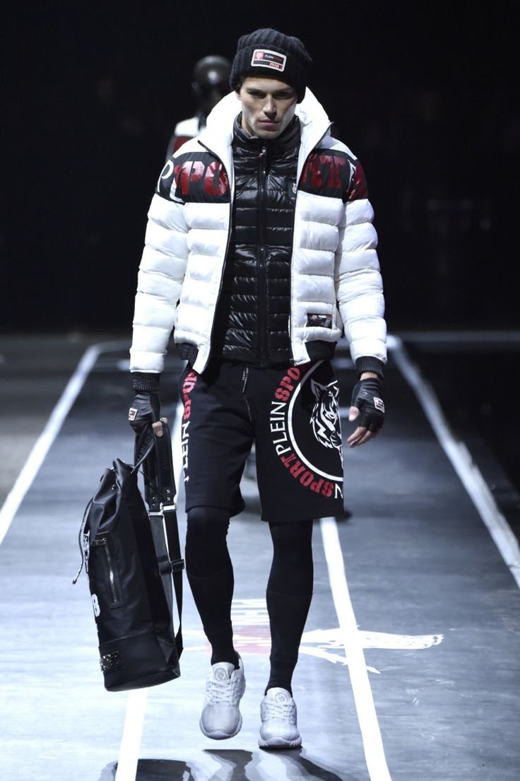 Philipp plein Sport пуховик мужской