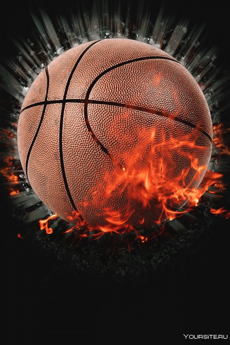 Баскетбольный мяч арт