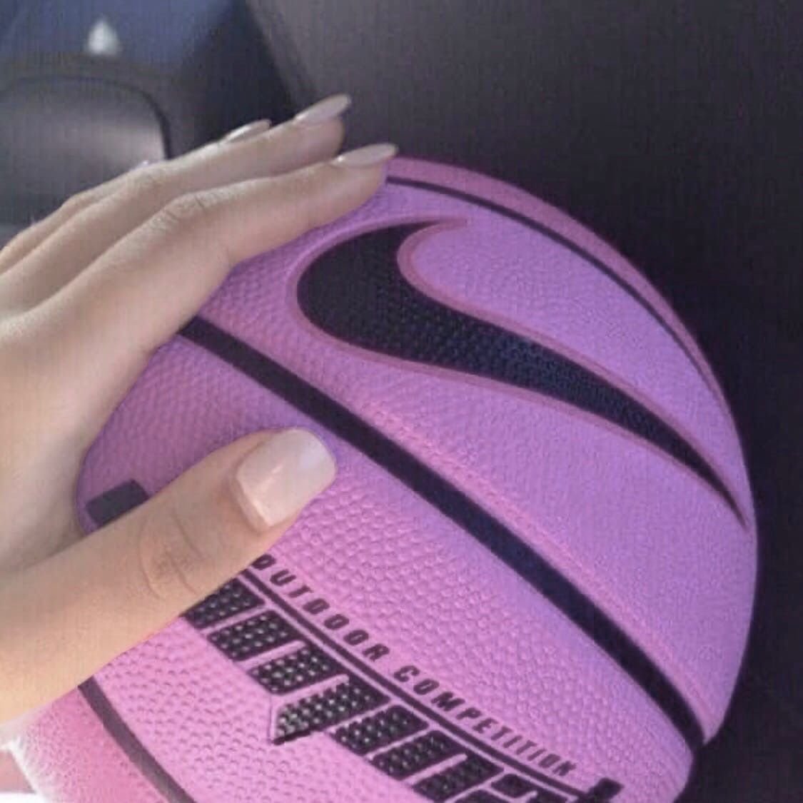 Баскетбольный мяч найк розовый