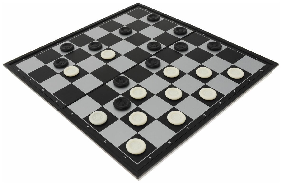 Фигура шашки черная