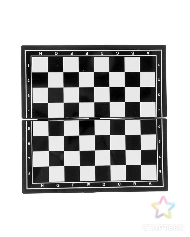 Игра настольная магнитная "шахматы", пластик, чёрно-белые, 13х13 см