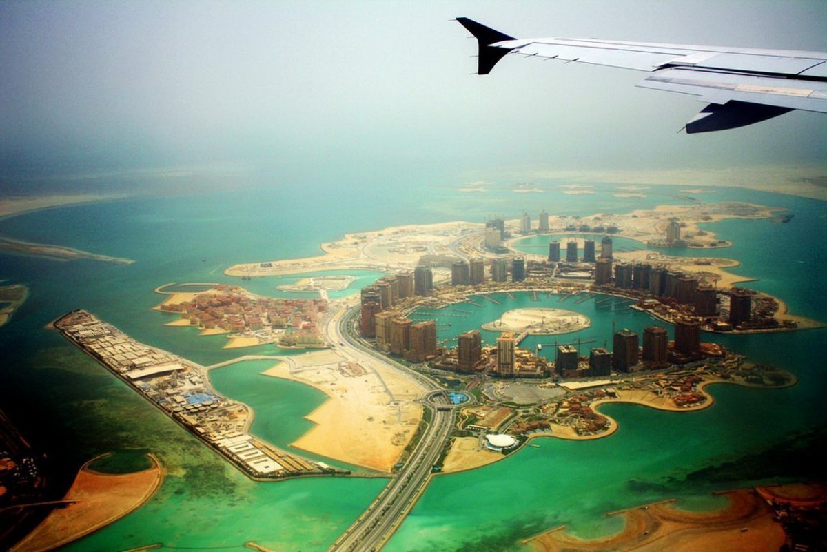 Доха Катар с самолета
