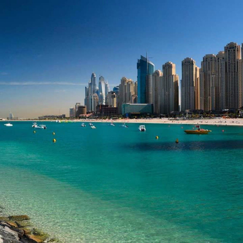 Пляж JBR В Дубае