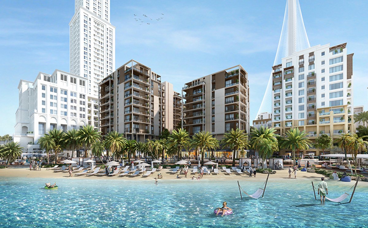 Dubai Creek Harbour пляж