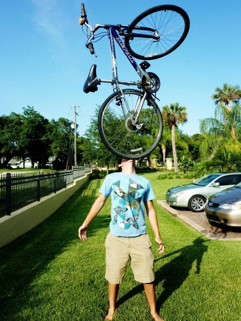 Фотосессия с велосипедом мужская