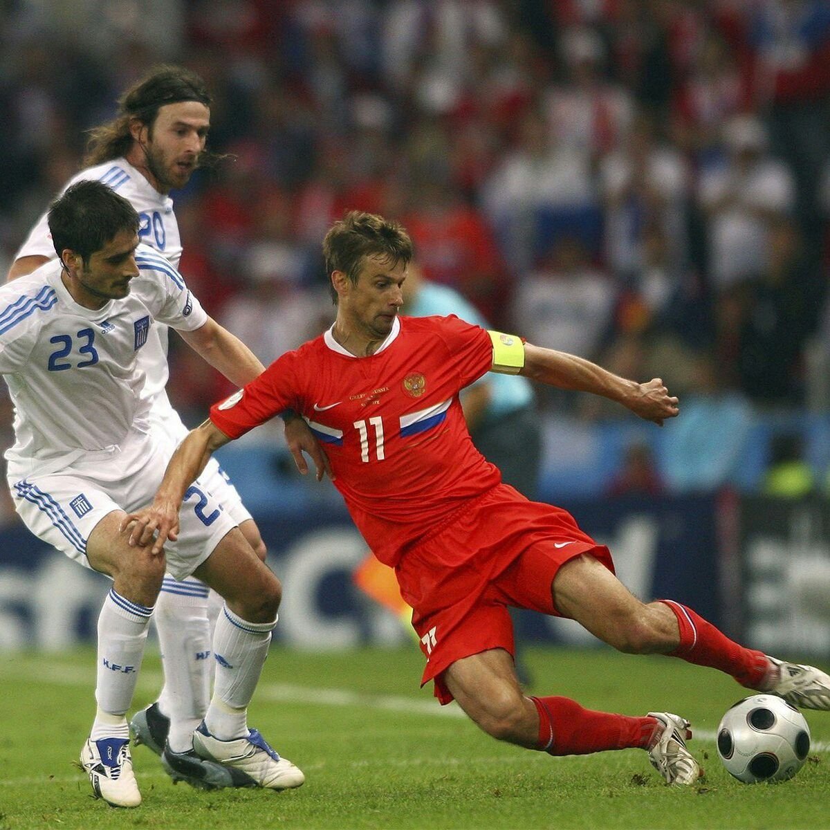 Российский футбол 1. Семак евро 2008. Семак сборная России 2008. Россия Греция евро 2008.
