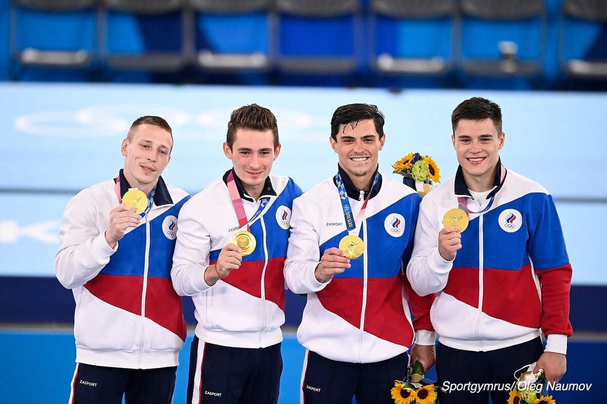 Гимнасты мужчины России на Олимпиаде