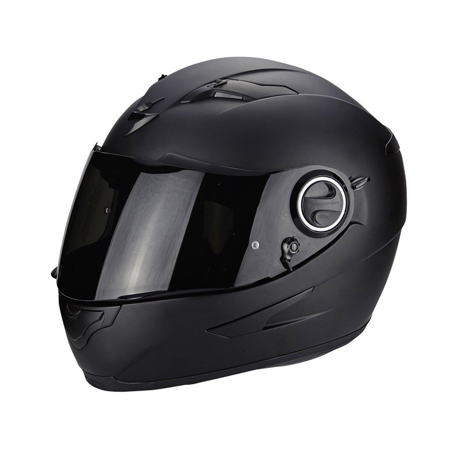 Черный шлем для мотоцикла
