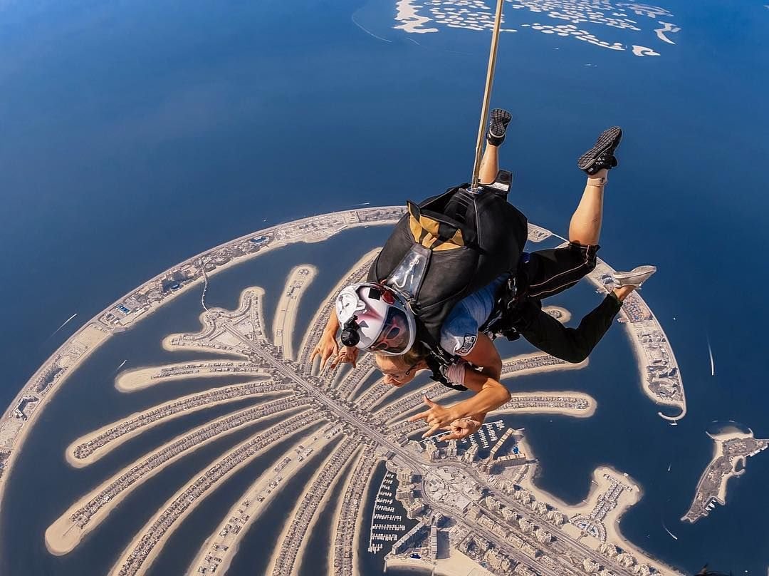 Прыжок Пальма Джумейра