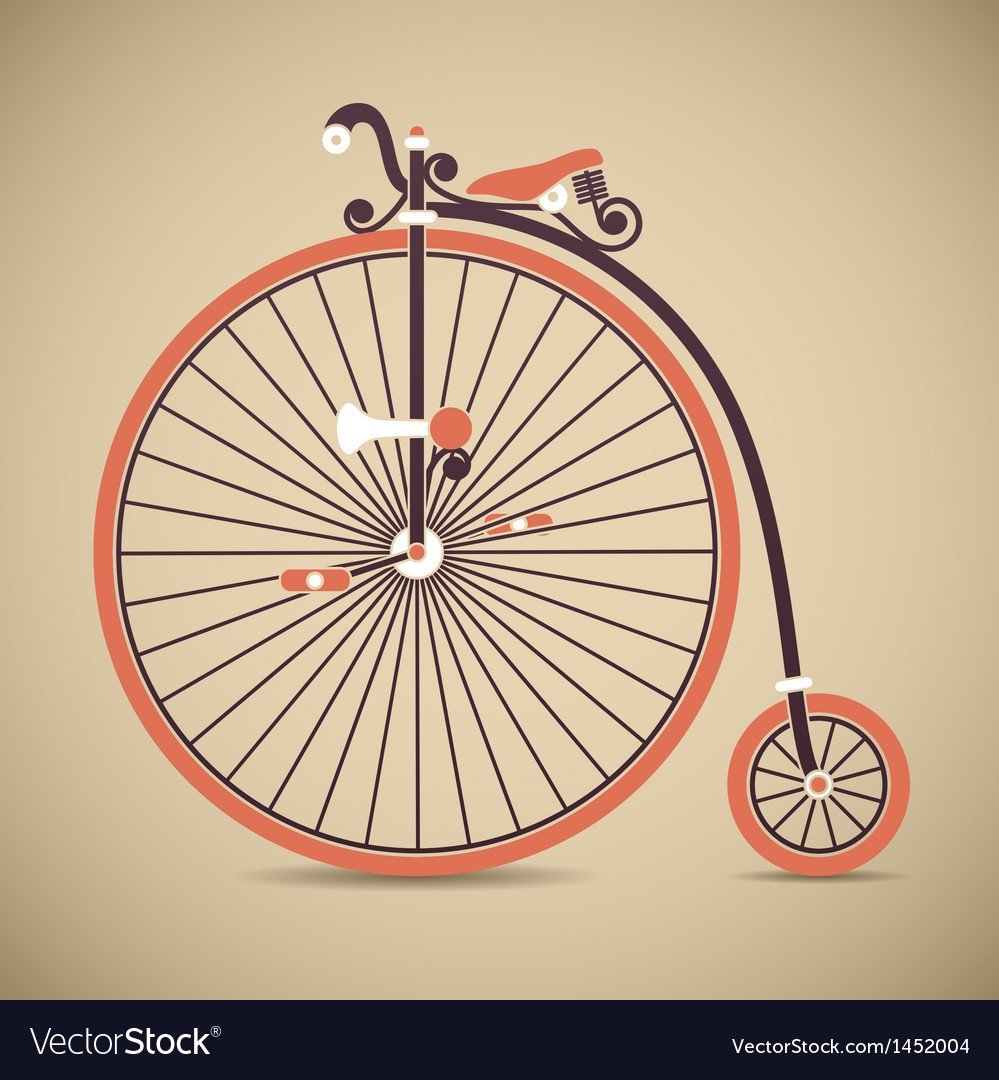 Ретро велосипед пенни фартинг