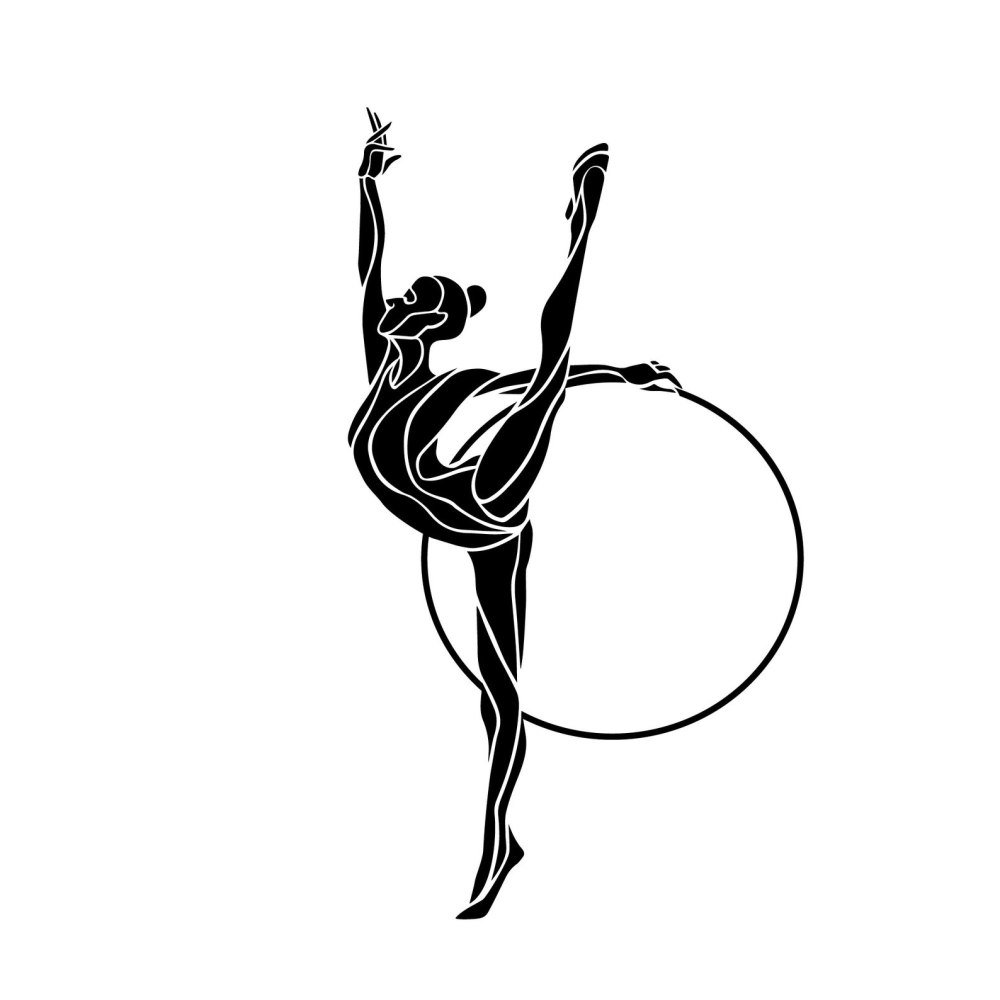 Фигура художественной гимнастки