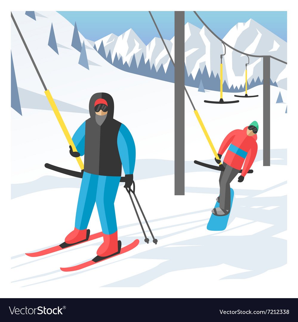 Подъемник для лыжников