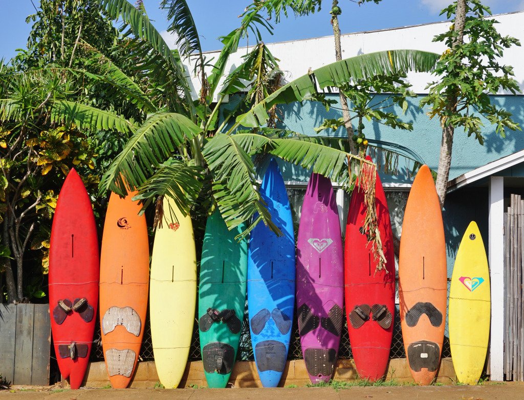 Гавайские острова серфинг