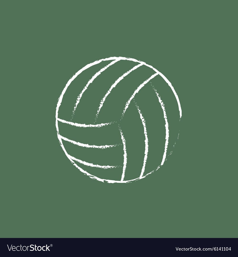 Волейбольный мяч на доске